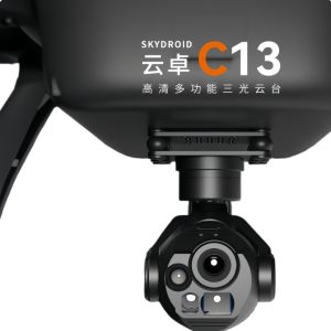 Skydroid Yunzhuo C13 Intelligent Tracking Dual Light Thermal Imaging Laser Ranging 2K High Definition Three Axis Pod FPV Camera Gimbal