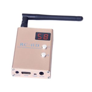 مستقبل إشارة لاسلكية تناظرية FPV بتردد 5.8 جيجاهرتز، وواجهة HDMI عالية الدقة - طراز RC-HD VRX