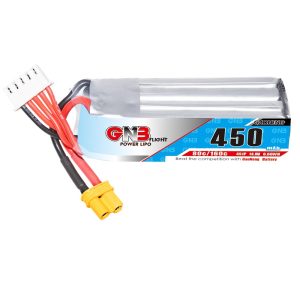 GNB 450mAh 4S 14,8V 80C Mini-FPV-Lipo-Akku für Drohnen – Modell GNB4504S80AL