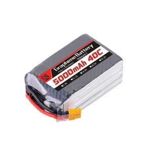 GW 6S 22.2V 5000mAh 40C LiPo Battery for UAV FPV Helicopter Multi Axis Model Aircraft