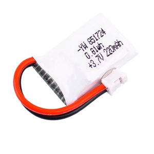 Apex Red Arrow Phantom Wasp UAV Battery 851724 37V 220mAh 1S Lithium Battery PH20 Plug