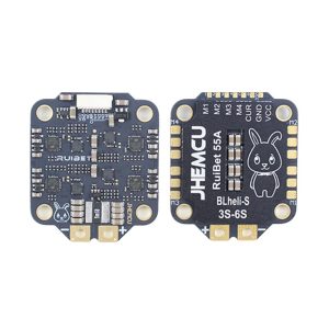 JHEMCU RuiBet 45А/55А 3-6S Dshot600 BLHELI_S 4-в-1 контроллер скорости для FPV дронов