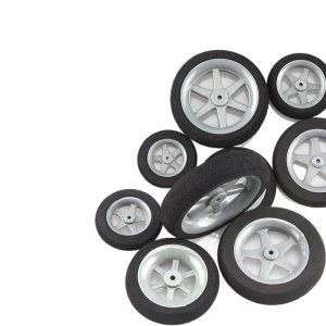 Foam Small Aircraft Plastic Sponge Wheel 5 Star Model Aircraft 3D Foam Tail Wheel 30mm 50mm