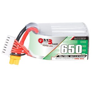 High Energy GNB 650mAh 6S 22.2V 70C Gaoneng LiPo Battery for FPV Drone Model Aircraft