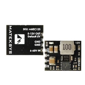 Matek Micro BEC Module 6-60V Input to 5V 9V 12V Adjustable Output 12S Step-Down Voltage Regulator