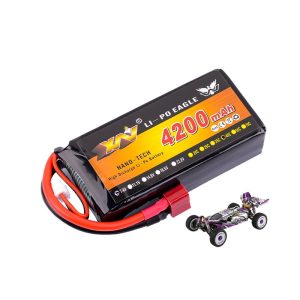 Eagle King Lithium Battery 7.4V 4200mAh 45C 2S for Weili 124019 104009 12428 Car Model