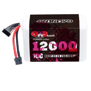 LiPo-акумулятор GNB High Energy на 12000 мА·год, 6S, 22,2 В, 10C для квадрокоптерів із елементами Samsung 21700 40T