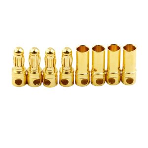 Amass GC3510-FM 3,5 mm vergoldeter Bananenstecker – männlich/weiblich für RC-Modelle