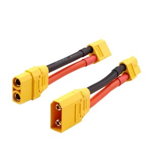 كابل محول ذكر XT60 إلى أنثى XT90H بسلك سيليكون 10AWG لمصادر طاقة الطائرات بدون طيار FPV