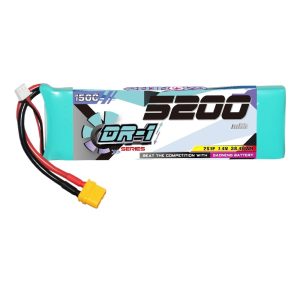 GNB High Energy 5200 mAh 2S 7,4 V 150°C LiPo-Akku für RC-Driftautos und Schiffsmodelle