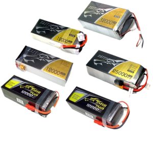 Tattu 6S Hochspannungs-LiPo-Akkus mit 12000mAh, 16000mAh, 22000mAh oder 25000mAh für Drohnen und Modellflugzeuge