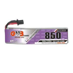 GNB High Energy 850mAh 1S 3.8V 60C HV A30 Lipo Battery for Indoor FPV Whoop