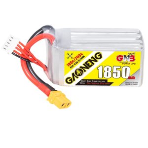 LiPo-аккумулятор GNB High Energy емкостью 1850 мАч, 4S, 14,8 В, 100 C для FPV-дронов и моделей RC GNB18504S100A